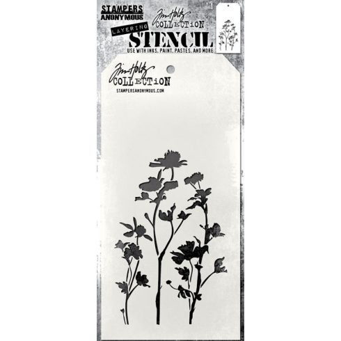 Tim Holtz Stampers Anonymous – Wildflower sapluuna