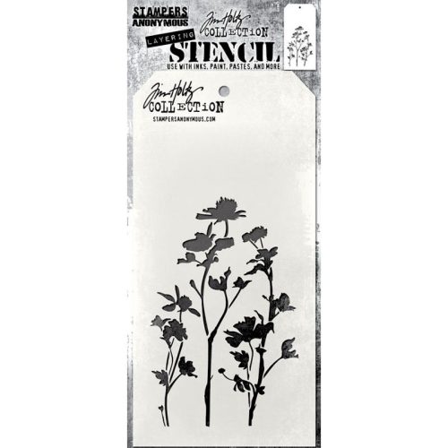 Tim Holtz Stampers Anonymous – Wildflower sapluuna