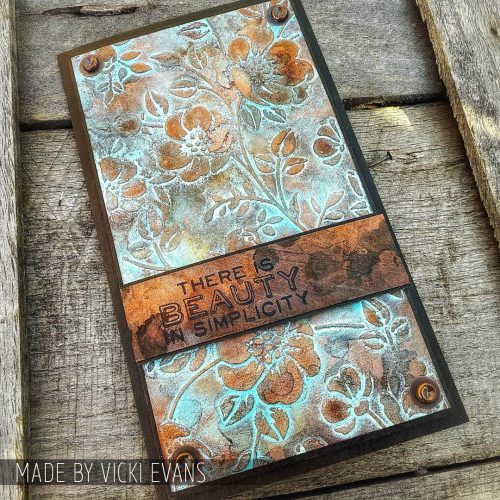 Tim Holtz Stampers Anonymous – Floral sapluuna - Bild 2