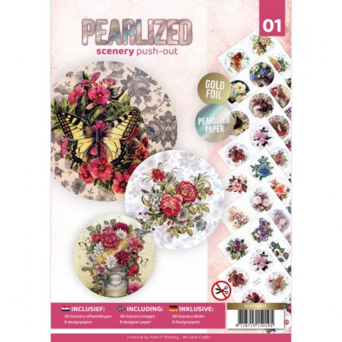 WOC – Pearlized Push-Out Book Scenery 1 Korttikuvalehtiö (A4)