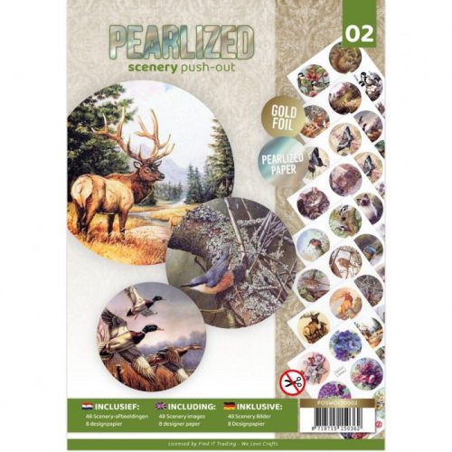 WOC – Pearlized Push-Out Book Scenery 2 Korttikuvalehtiö (A4)