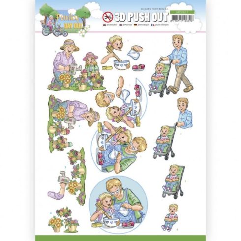 Yvonne Creations 3D-arkki – Funky Day Out Garden