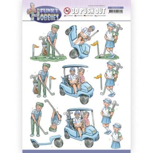 Yvonne Creations 3D-arkki – Funky Hobbies Golf