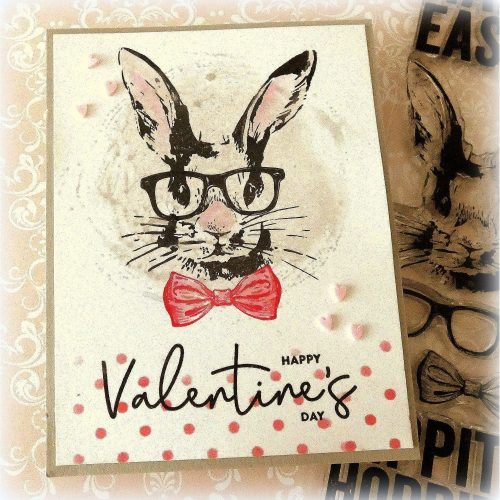 Tim Holtz Stampers Anonymous – Bunny, Plaid and Polkadot leimasinsetti + sapluuna - Image 2
