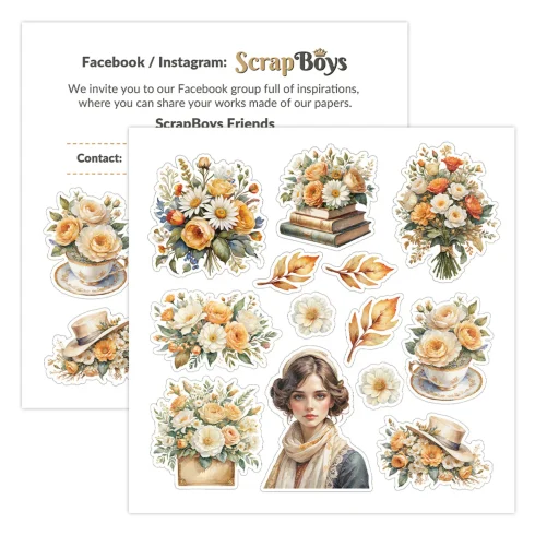 scrapboys paulas attic 6x6 inch paper pad sb paul 1