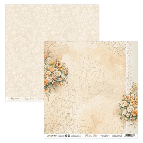 scrapboys paulas attic 8x8 inch paper pad sb paul 3
