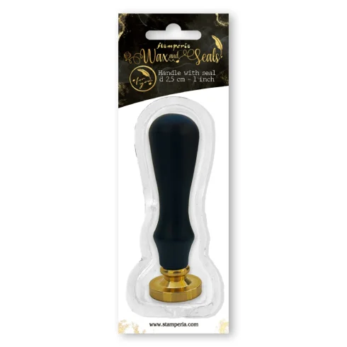 stamperia wax and seals handle with seal for you w 1