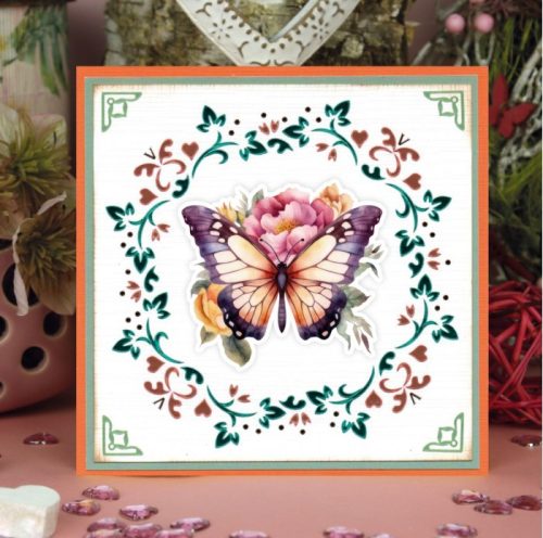Berrie’s Beauties 3D-arkki – Flutter Flair Orange Flutters - Image 2