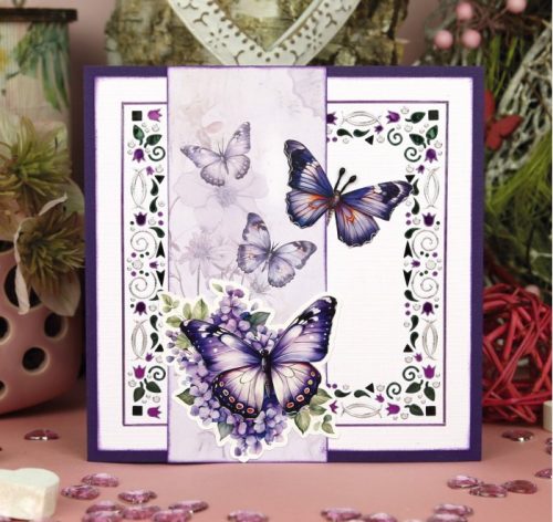 Berrie’s Beauties 3D-arkki – Flutter Flair Purple Flutters - Bild 2