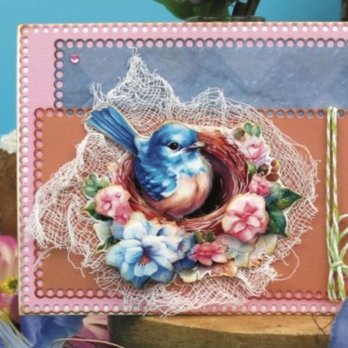 Berrie’s Beauties 3D-arkki – Happy Blue Birds Birds's Nest - Bild 2