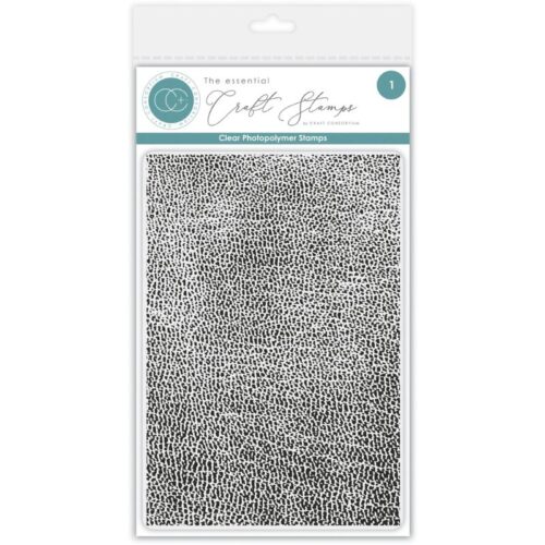 Craft Consortium Clear Stamps – Leather Texture leimasin