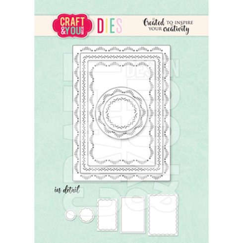 Craft & You Design stanssi – ATC DECORATIVE STITCHES