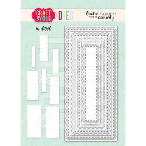 Craft & You Design stanssi – DL BASE DECORATIVE STITCHES