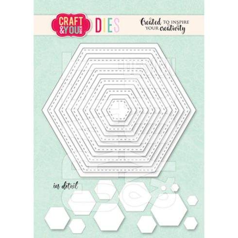 Craft & You Design stanssi – HEXAGON BASE