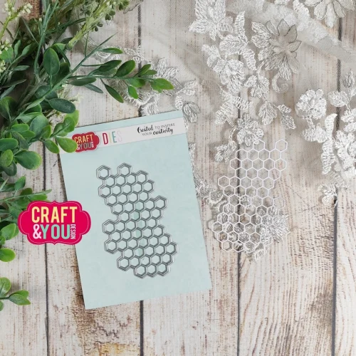 Craft & You Design stanssi – HONEY BACKGROUND - Image 2