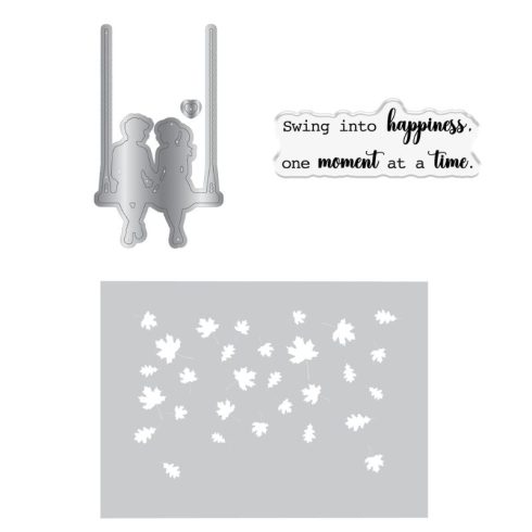 Crafters Companion Silhouette stanssi leimasin sapluuna – SWING INTO HAPPINESS