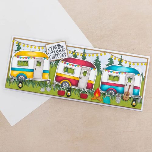 Crafter’s Companion Stamp and Die stanssi ja leimasin – ADVENTURE AWAITS - Bild 2