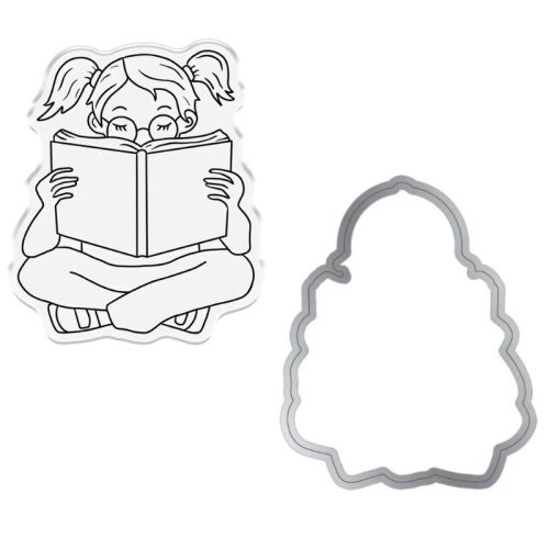 Crafter’s Companion Stamp and Die stanssi ja leimasin – READING IS DREAMING - Bild 3