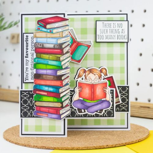 Crafter’s Companion Stamp and Die stanssi ja leimasin – READING IS DREAMING - Bild 2