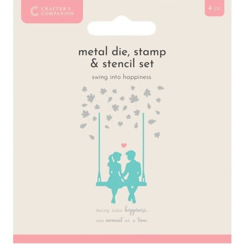 Crafter’s Companion stanssi-leimasin-sapluuna – SWING INTO HAPPINESS
