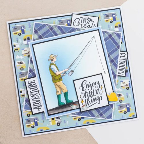 Crafter’s Companion Stamp – Perfect Catch leimasin - Bild 2