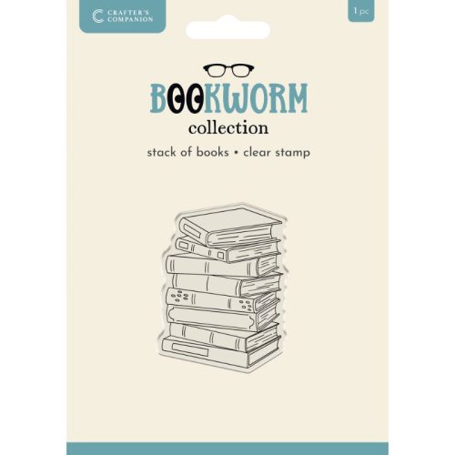 Crafter’s Companion Stamp – Stack of Books leimasin