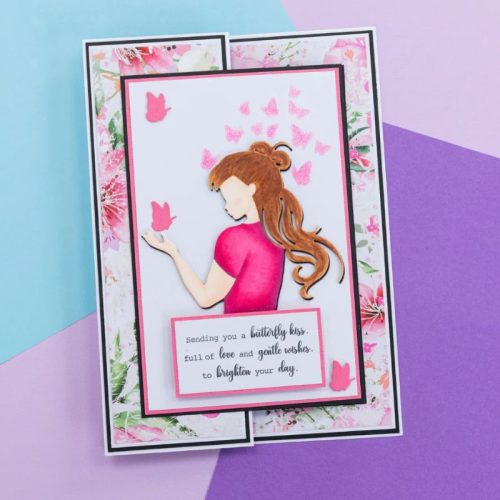 Crafter’s Companion stanssi-leimasin-sapluuna – BUTTERFLY KISSES - Image 2