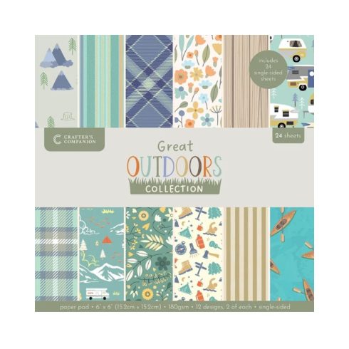Crafter’s Companion – The Great Outdoors paperilehtiö 15 x 15 cm