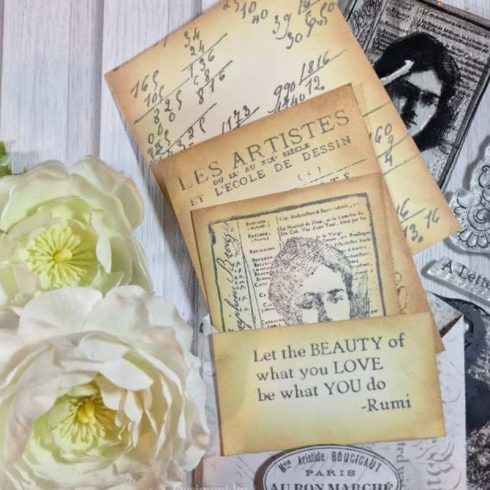 Creative Expressions Rubber Stamp – Math Notes leimasin 1