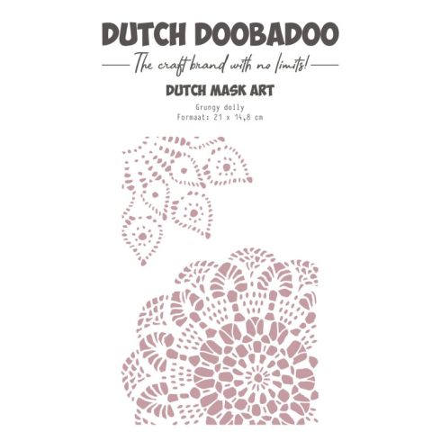 Dutch Doobadoo – Grungy Doily sapluuna A5