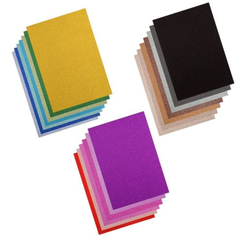 Florence Glitter Paper – Hilekartonkilajitelma A4 250g (40 kpl) - Image 2