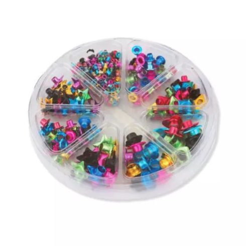 Metallic Eyelet Kit Assorted – sirkat metallinhohtoinen lajitelma (406 kpl)