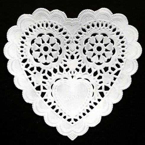 Nellie’s Choise Paper Frames – Pitsipaperi sydän 12,5 cm (12 kpl)