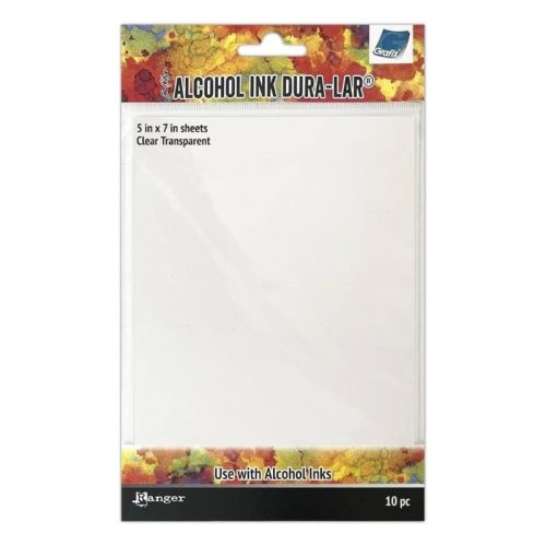 Tim Holtz – Dura-Lar® Clear Transparent kalvo 5″x7″ (10 kpl)