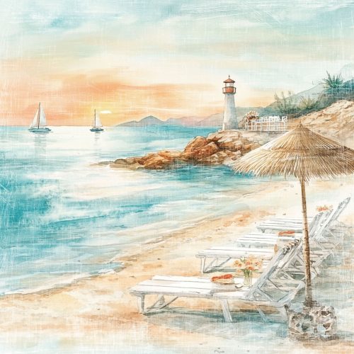 Reprint – The Beach paperilajitelma 20 x 20 cm - Bild 8