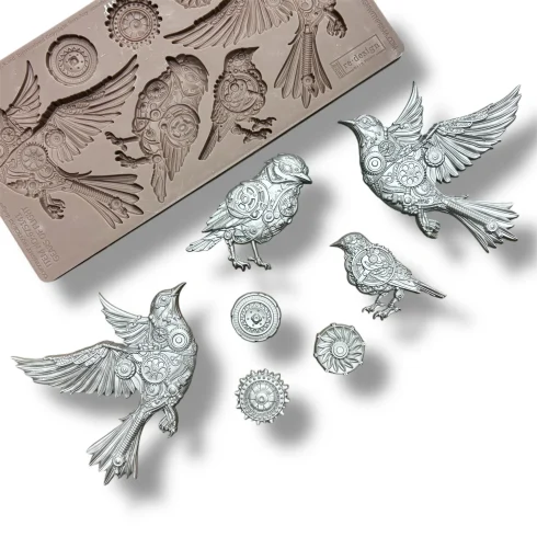 Re·Design with Prima – Gears of Flight Mould muotti 13x25cm