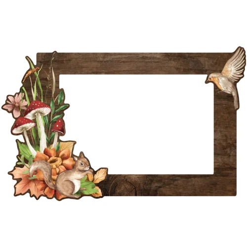 Simple Stories – Chipboard Frames Simple Vintage Woodlands kehykset - Image 5