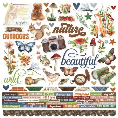 Simple Stories – Cardstock Stickers Simple Vintage Woodlands tarrat