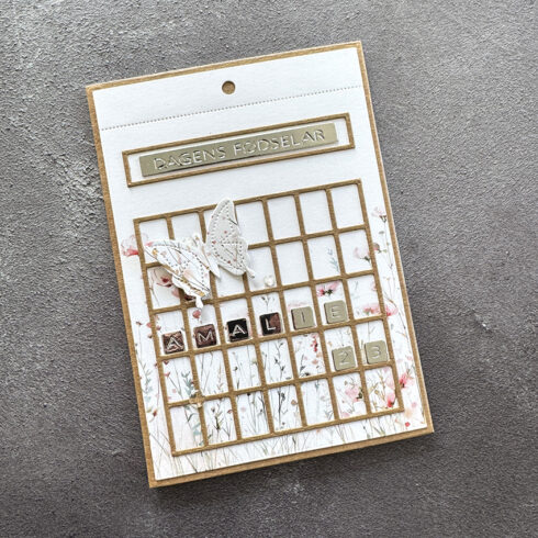 Simple and Basic stanssi ALPHABET CHIPS