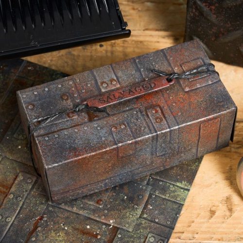 Sizzix Tim Holtz 3D kohokuviointikansio Texture Fades – FOUNDRY LARGE (A5) - Image 2
