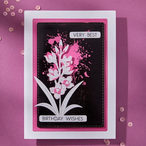 Spellbinders stanssi LAYERED GLADIOLUS