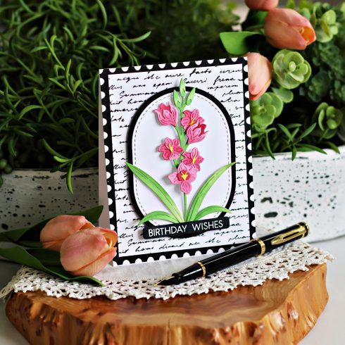 Spellbinders stanssi LAYERED GLADIOLUS3