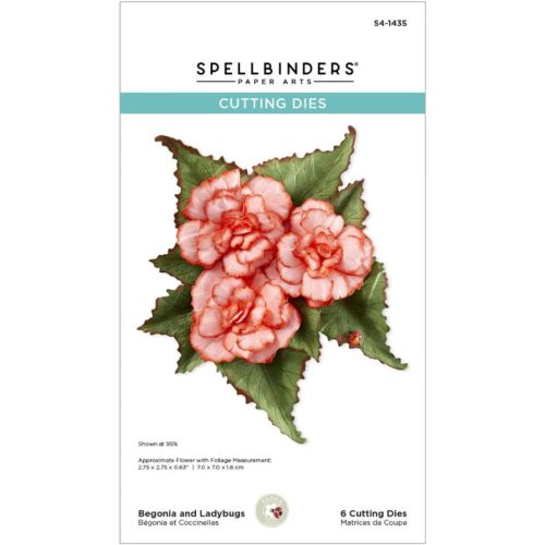 Spellbinders stanssi – BEGONIA AND LADYBUGS