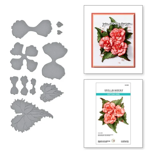 Spellbinders stanssi – BEGONIA AND LADYBUGS - Bild 6