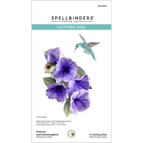 Spellbinders stanssi – PETUNIA AND HUMMINGBIRD