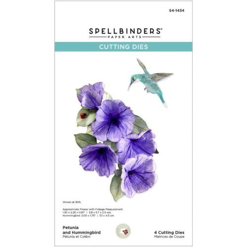 Spellbinders stanssi – PETUNIA AND HUMMINGBIRD