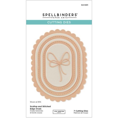 Spellbinders stanssi – STITCHED EDGE OVALS
