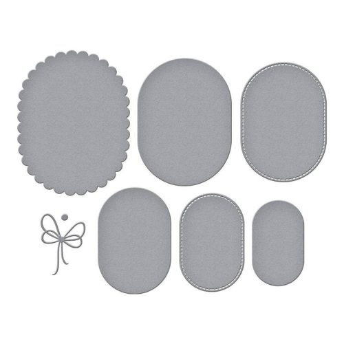 Spellbinders stanssi – STITCHED EDGE OVALS - Bild 9