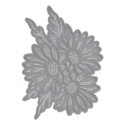 Spellbinders stanssi – Yanas DAISIES1