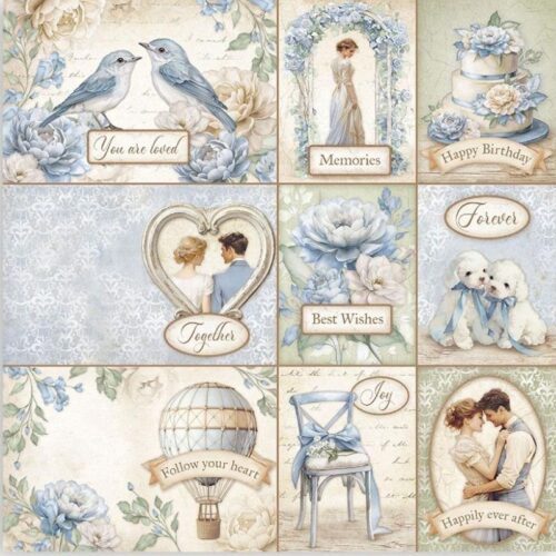Stamperia – Timeless Maxi paperilajitelma 20 x 20 cm - Bild 20